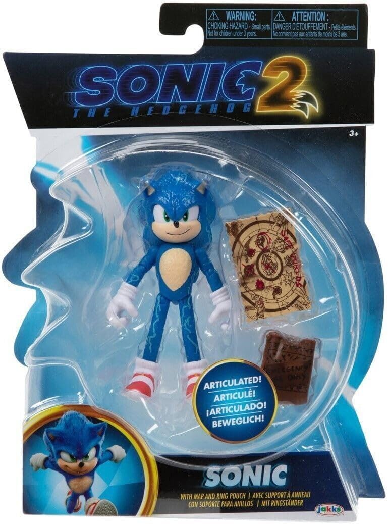 Sonic the Hedgehog 2 The Movie 4 Action Figure Collection Sonic - Series 2