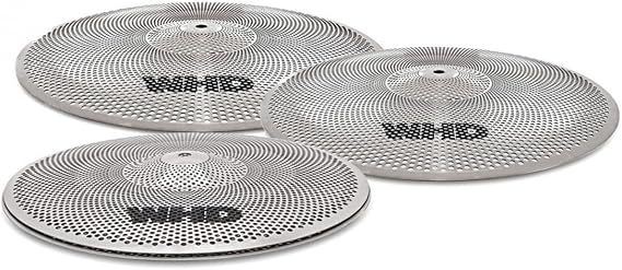 Low Volume Cymbal Practice Pack - 14" Hi-hat, 16" Crash and 18" Ride