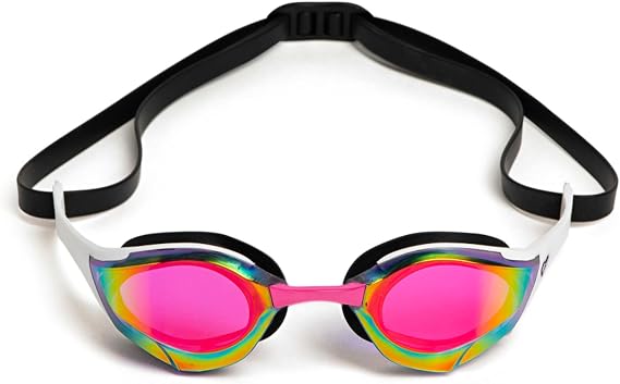 ARENA Unisex Cobra Edge Swipe Anti-Fog Racing Swimming Goggles Unisex Polycarbonate Mirror/Non-Mirror Lens