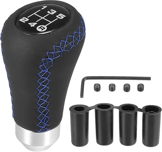 X AUTOHAUX 5 Speed Auto Gear Shift Knob for Automatic and Manual Vehicle