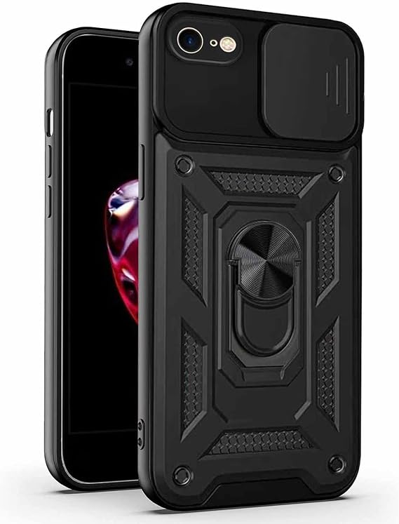 Microsonic Apple iPhone 8 için Kılıf Impact Resistant Siyah [iPhone 8 ile Uyumlu Kılıf - Siyah]