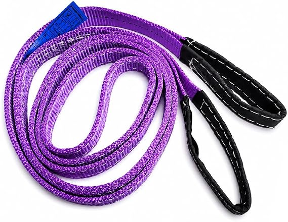 (1M) Polyester Lifting Sling Flat Straps 1 Ton Load Capacity