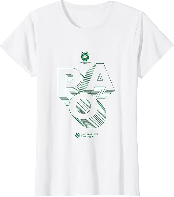 Panathinaikos Collection Green Logo T-Shirt