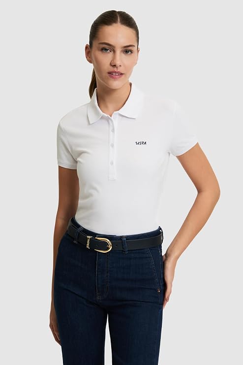 U.S. Polo Assn. Kadın Fıstık Tişört Basic 50323461-VR087