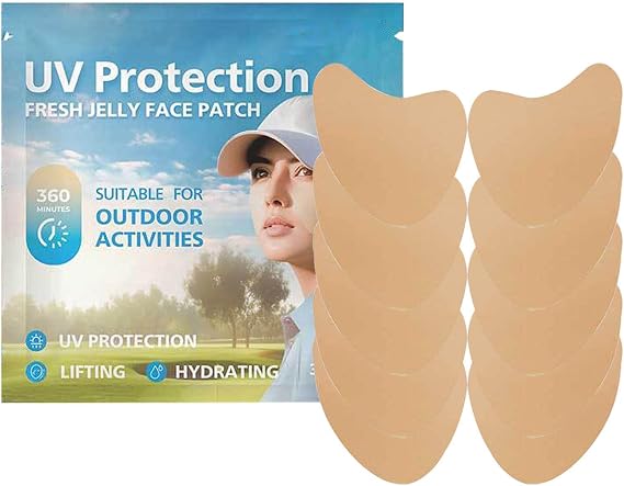 Sun Protection Face Patch - UV Shield Patches, Outdoor Facial Coverage Stickers, Comfortable Clear Skin Barrier | Portable Sun Defense Solution For Hiking Sports Beach Travel Daily Use Women Men