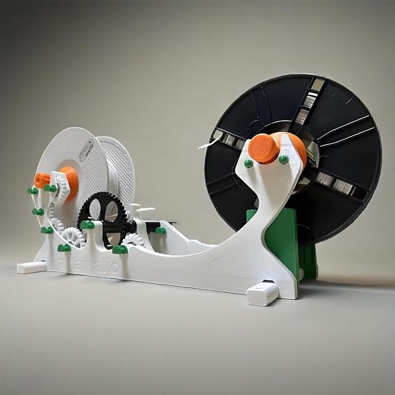 Electric Spool Rewinder 3D Filament Winder, 1kg Capacity Multifunctional Compatible, for 3D Printing Enthusiasts Welders Textile Artists
