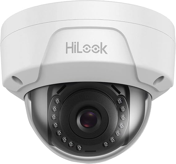 Hikvision IPC-D120 2.8MM HiWatch/HiLook Series 2 MP CMOS Outdoor IP Network CCTV Dome Camera, White, 2.8 mm