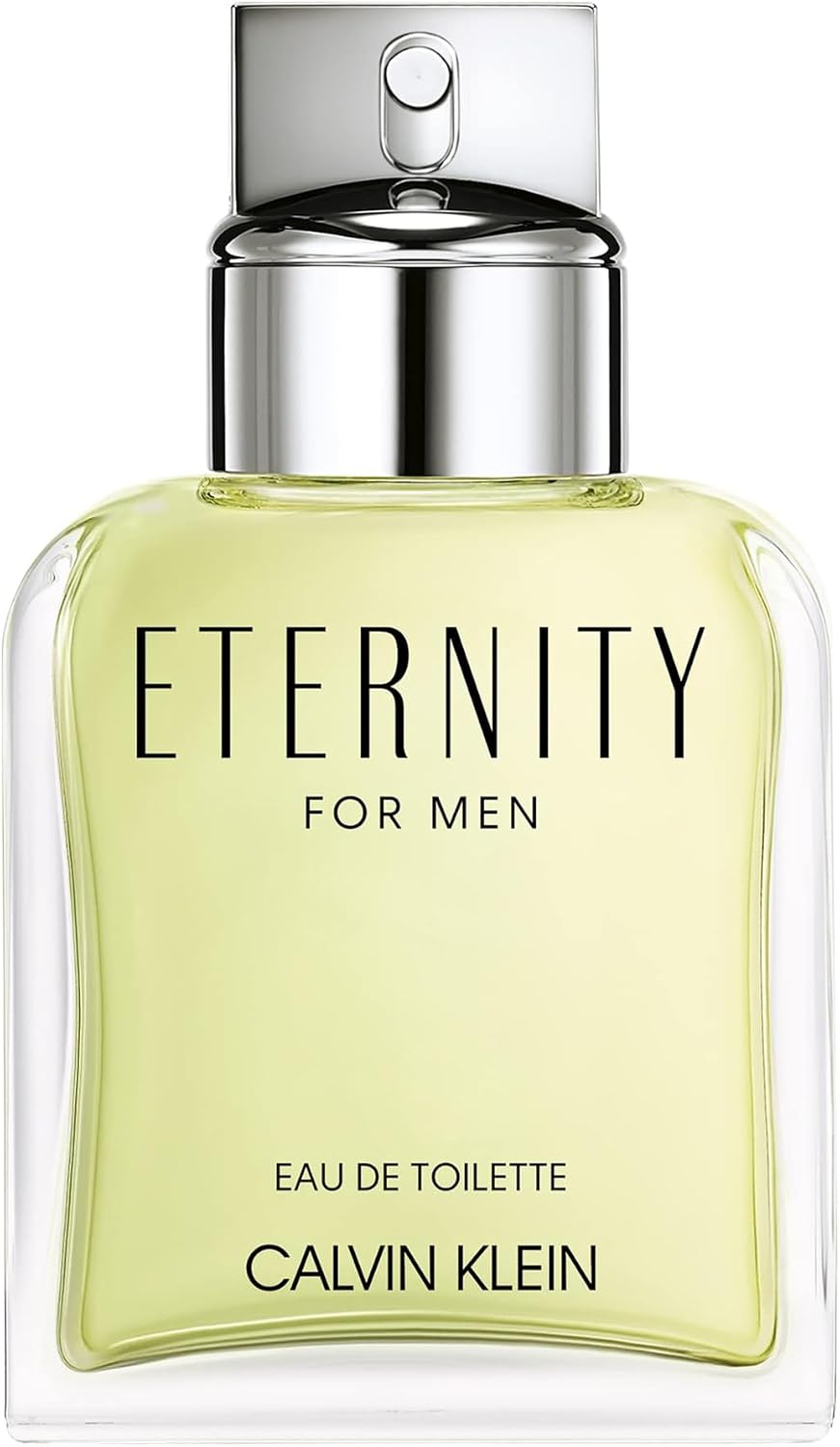 CALVIN KLEIN Eternity - Eau de Toilette For Men - Fougere Fragrance with Notes of Bergamot, Geranium and Moss - Medium Longevity