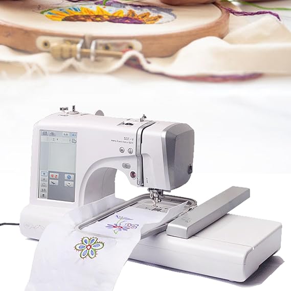 Automatic Sewing Machine, 150 Built-in Designs Electric Embroidery Machine, Computerized Sewing and Quilting Machine, 162 Built-in Stitches, LCD Display, for beginners/Professionals