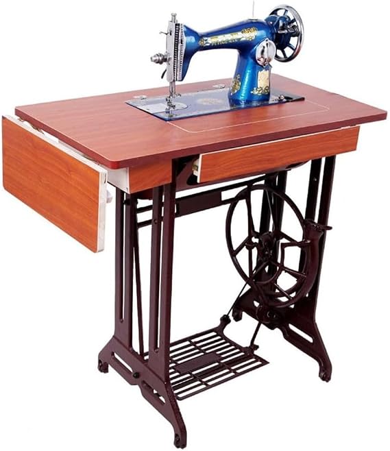 Sewing Machine Sewing Machine Vintage Sewing Machine Household Foot- Old Fashioned, Perfect for Beginners for DIY Clothing, Curtain, Crafts WEWYQSJXBXF-4129(Color:A,Size:)