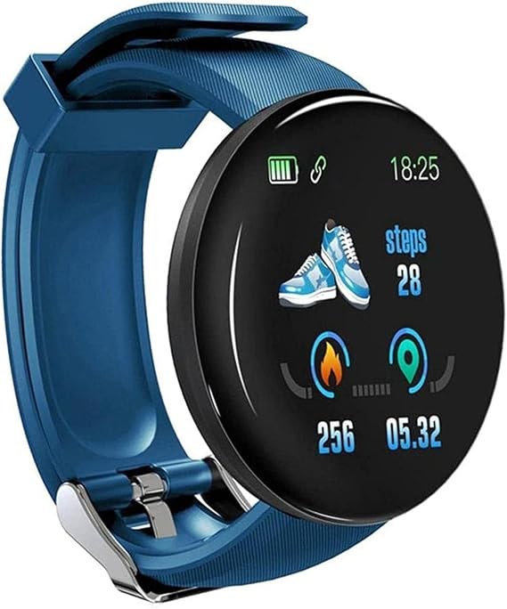 Smart Watch for Women Men, D18S Full Touch Fitness Watch With Health Tracking, Heart Rate Monitor, New Waterproof Outdoor Sports Smart Watch