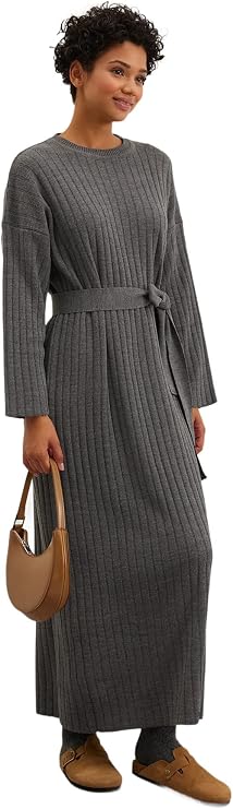 Trendyol Women's Dress - Gray - Basic Dress (Pack of 1)