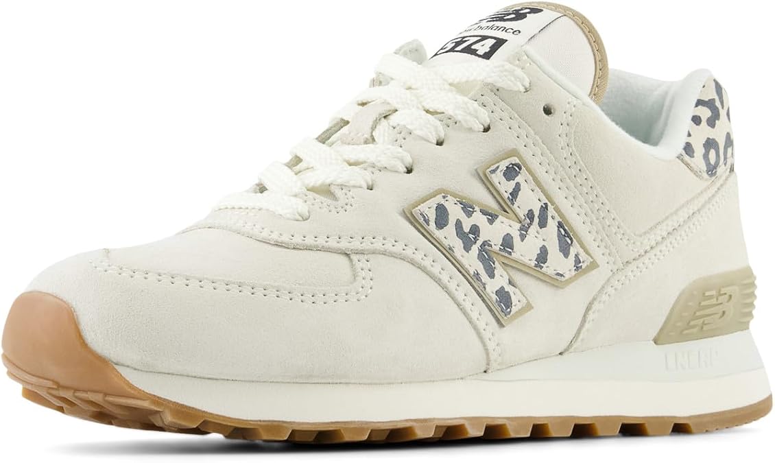 New Balance Women's 574 Shoes, Sea Salt/Phantom, 6.5/M
