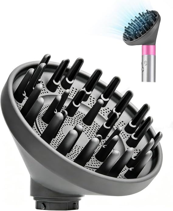 Large Diffuser Attachment for Dyson Airwrap HS01 HS05 HS08 id Gray
