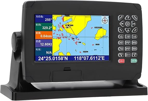Marine GPS Chart Plotter Dual Map System GPS Navigator for Boat IPX6 Waterproof