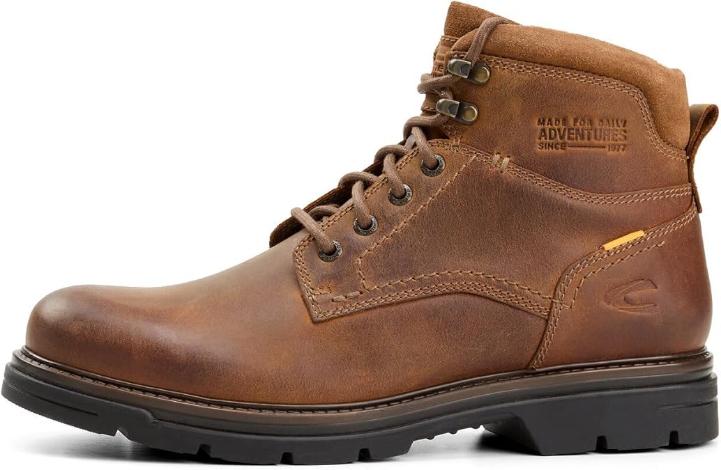 camel active Men's Lace-Up Zip