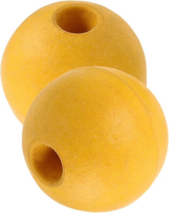2pcs Pvc Foam Float Balls for Fishing Nets and Crab Traps with High Buoyancy, Lightweight Design, Hydrodynamic Structure, Suitable for Saltwater and Deep Sea Trawl Net Operations