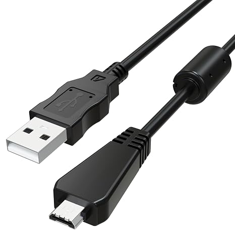 Replacement VMC-MD3 USB Date Cable Transfer Cord Compatible with Sony CyberShot Digital Cameras DSC-HX9V, DSC-T99, DSC-TX66, DSC-TX100, DSC-TX20, DSC-W350D W360 W380 W390 W570 W580 TX100 TX66, More