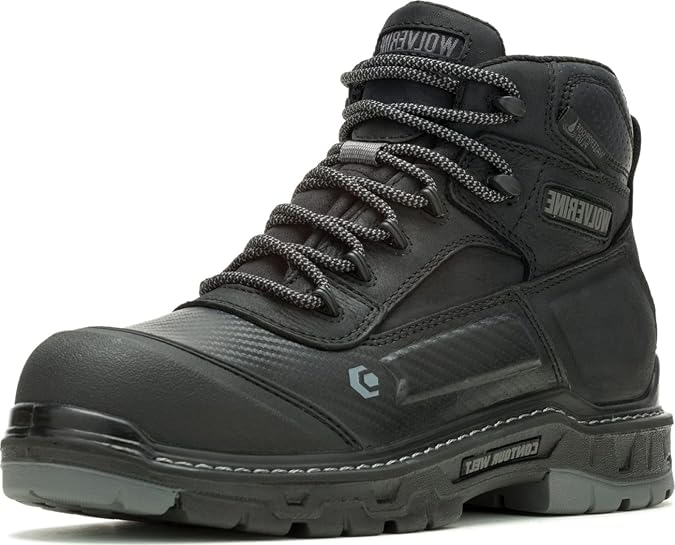 Wolverine Men's Overpass 6" Mid Composite Toe Waterproof Work BootConstruction Boot
