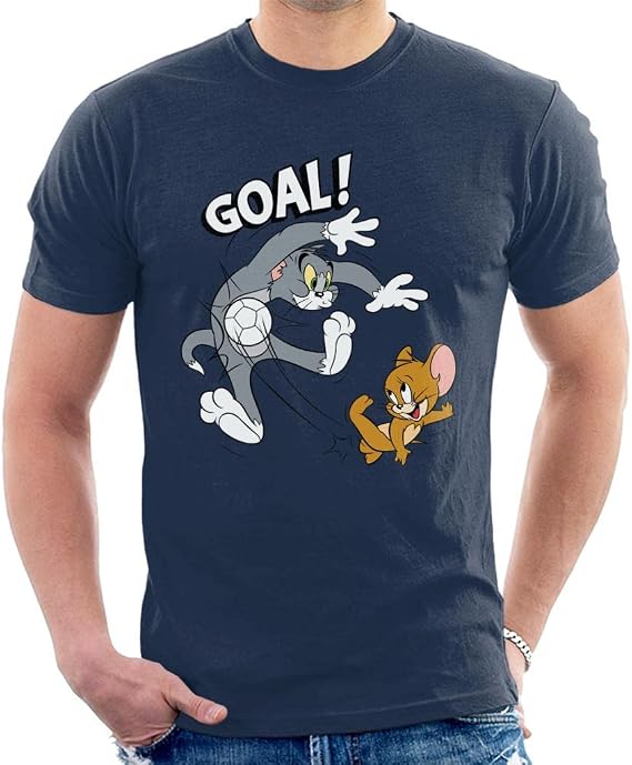 All+Every Tom and Jerry Football Goal Men's T-Shirt