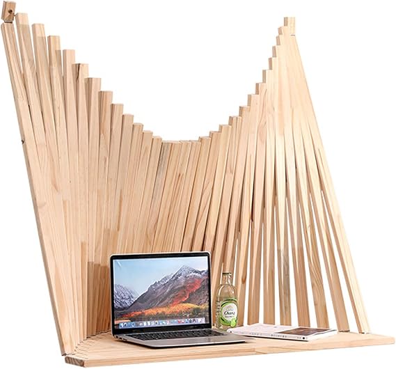 Wall Mounted Floating Folding Table Art Decor Desk Drop Leaf Dining Table Small Wooden Desk for Office Home, Modern Style Wall Mounted Floating Floding Study Desk (100x85cm)