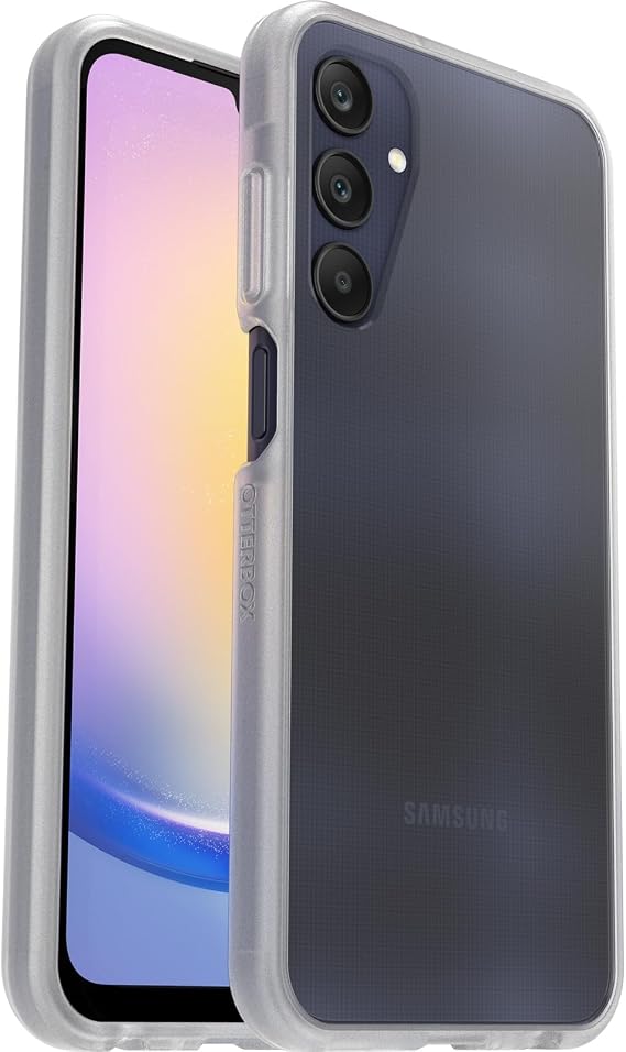 OtterBox Sleek Samsung Galaxy A25 5G için kılıf, darbeye dayanıklı, düşmeye karşı dayanıklı, ultra ince, koruyucu kılıf, askeri standartlara göre test edilmiştir, şeffaf, perakende ambalajı yoktur