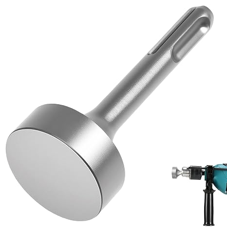 Utoolmart SDS Plus グラウンドロッドドライバー すべてのSDS Plusハンマードリルスチール用、高耐久鍛造スチールドリルビットドライバーソケットロータリーハンマードリル用フラット