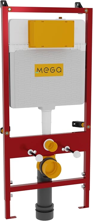 MEGA Flush-Mounted Cistern Drywall Red