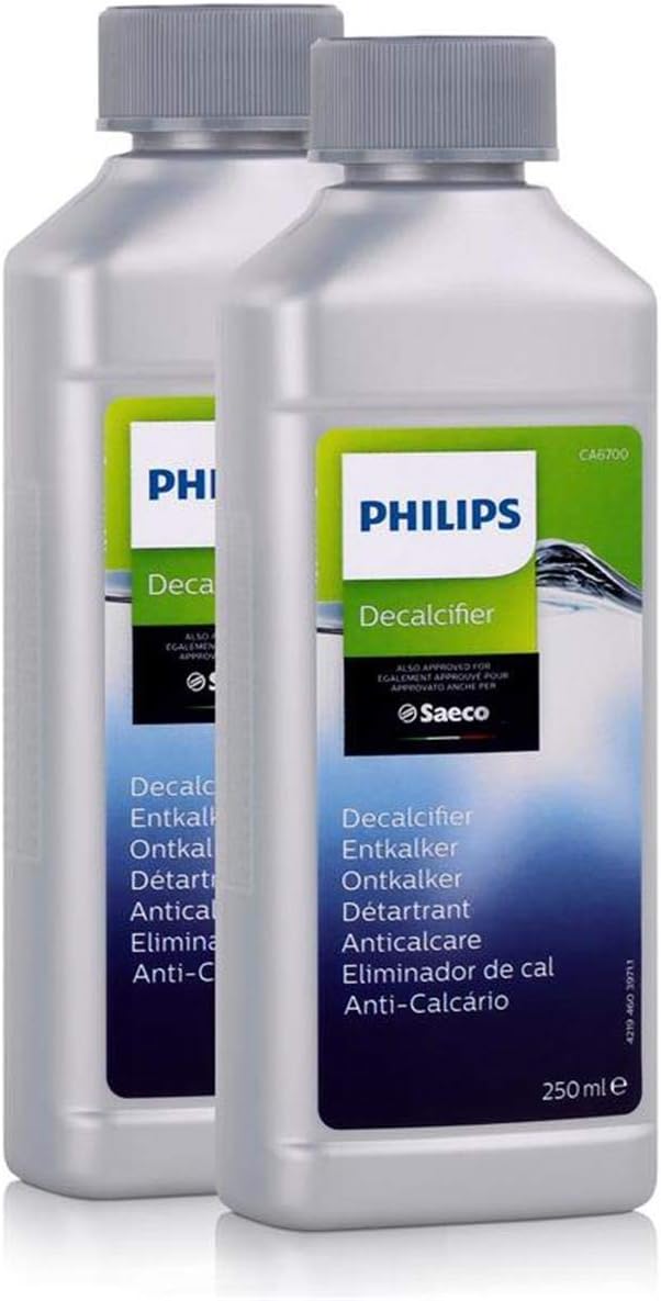 Saeco 2-pack Philips descaler CA670099 250 ml for espresso machinesfully automatic coffee machines