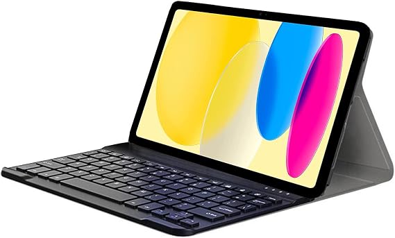 Microcase iPad 10.Nesil 10.9 inch 2022 Bluetooth Klavyeli Standlı Kılıf - BKK1