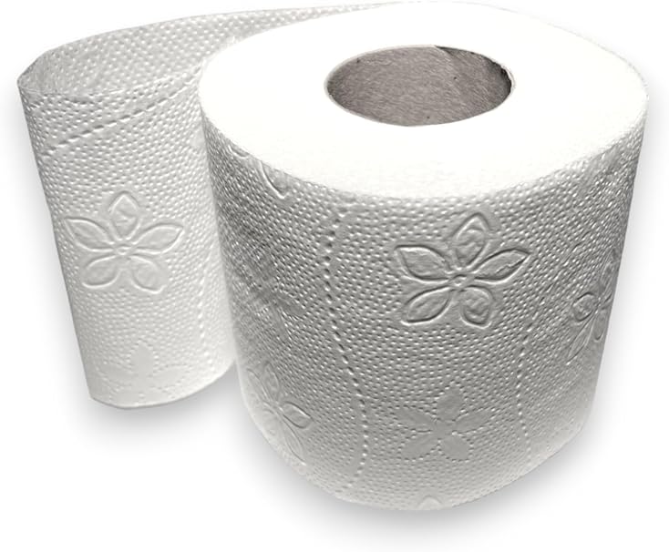 Toilet Paper 3-Ply 56 Rolls Toilet Paper 250 Sheets per Toilet Roll White
