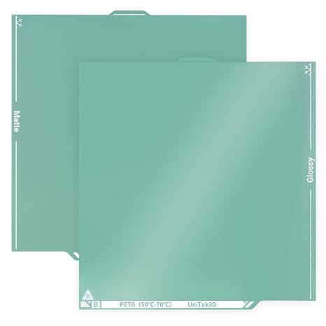 UniTak3D Centauri Carbon Cold Build Plate 260 * 271mm Double Sided