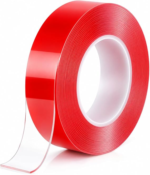 Çift Taraflı Nano Montaj Bandı, Şeffaf, Güçlü Yapışkan, Kesilebilir, İz Bırakmaz, Ev ve Ofis Kullanımı için (4 metre)