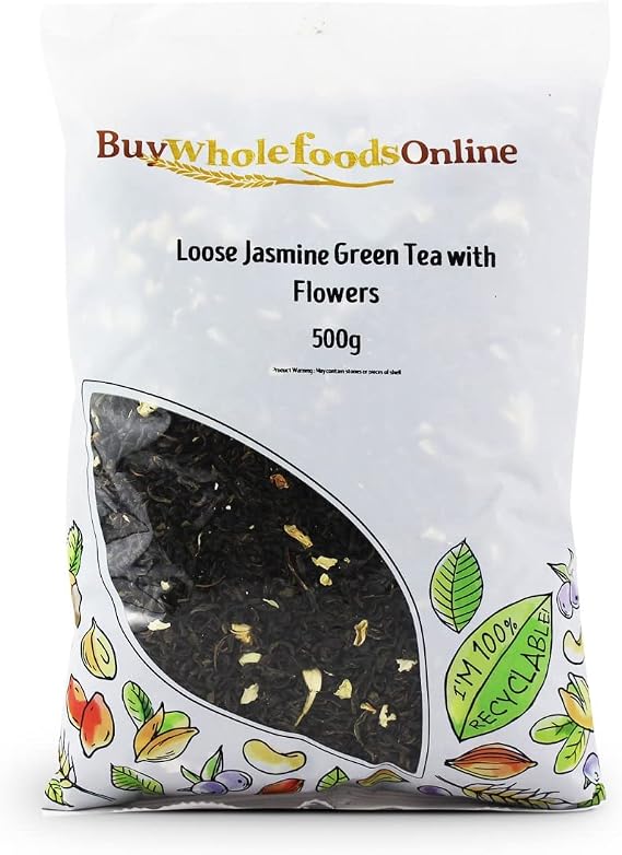 Loose Jasmine Green Tea with Flowers 500g (BWFO)