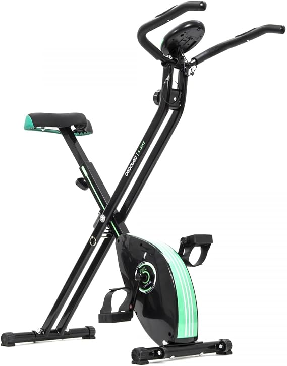 Cecotec Heimtrainer, zusammenklappbar, mit Rückenlehne mit Schwungrad