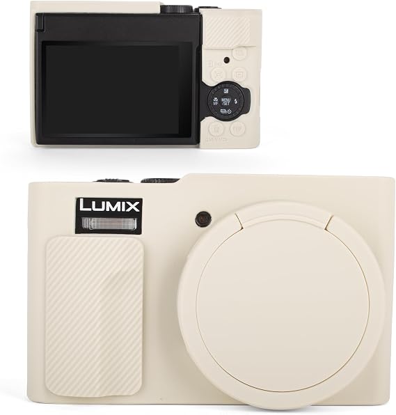 MUZIRI KINOKOO Silicone Case for Panasonic Lumix DC-TZ99/ZS99 - Off White