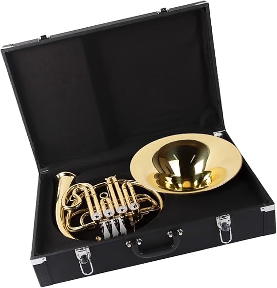 Professional French Horn French Horn Instrument Single Row 4 Keys B Flat Suitable for Beginners and Adults