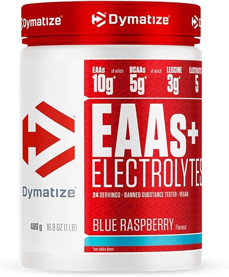 Dymatize EAAs + Electrolytes Blue Raspberry (480g)