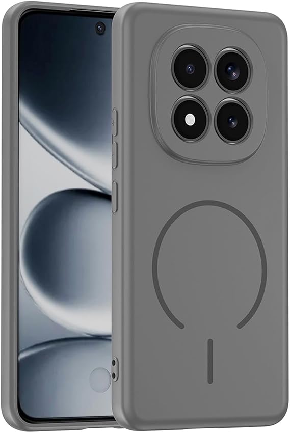 Microsonic Xiaomi Redmi Note 15 Pro 5G için Kılıf Zeno MagSafe Gri [Redmi Note 15 Pro 5G ile Uyumlu Kılıf - Gri]