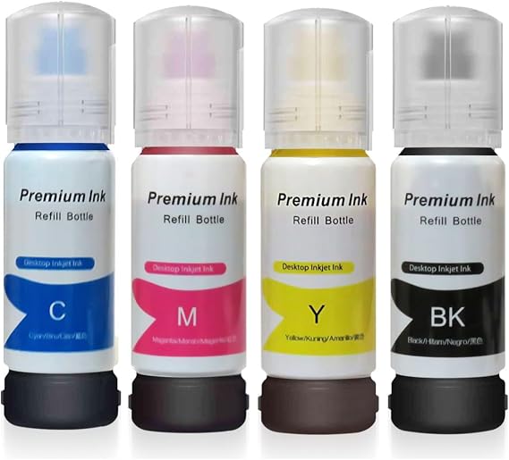 Epson 103 Uyumlu 4 Renk Takım Mürekkep L1110/L3110/L3111/L3150/L3151/L51