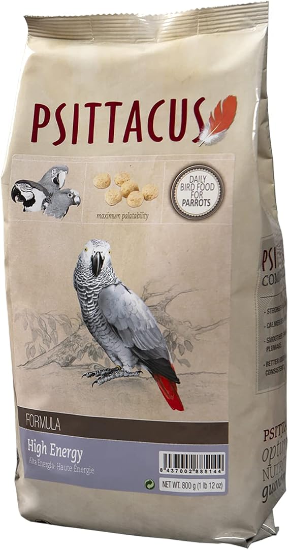 Psittacus Maintenance High Energy 800g (African Grey/Macaw/Senegal)