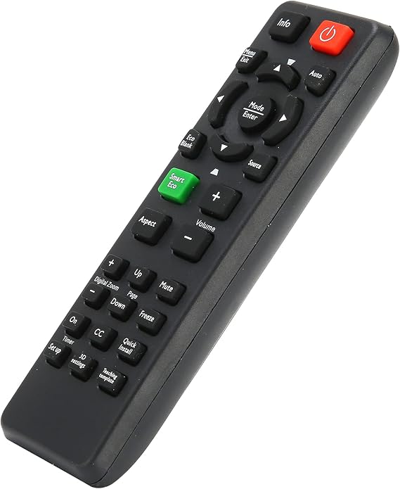 Projector Remote Control, Remote Control Replacement Fit for Projectors, Plug and Play general Projector Controller for MS517 MX720 MW519 MH680 TH682ST Series Project