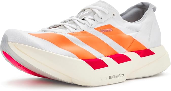 adidas Mens Adizero Adios Pro 4 Running Sneakers Shoes - Grey