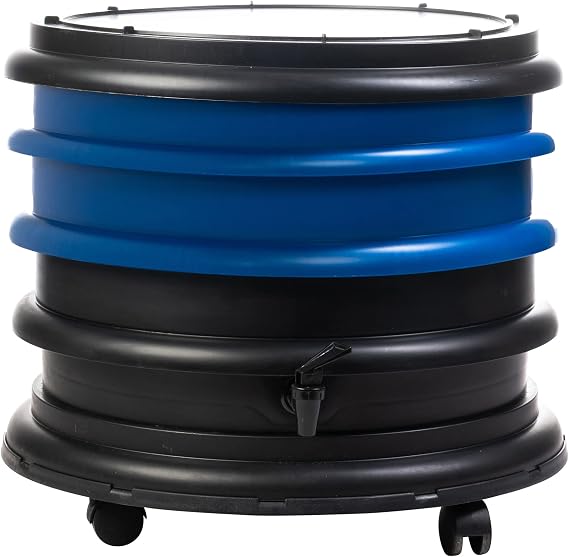 WORMbox | Wormery Worm Farm composter 2 Blue Trays | 32 liters | Organic Waste Compost, make your Worm Castings