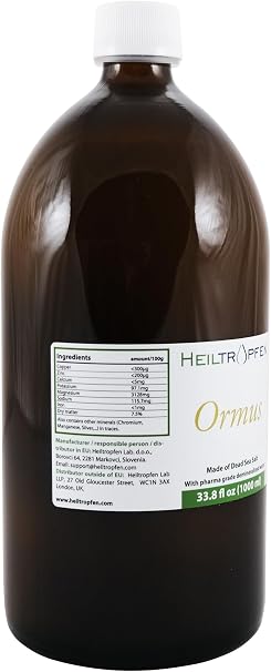 Ormus 33.8 Fl Oz - 1000 ml Concentrated Ormus Monoatomic Minerals Heiltropfen