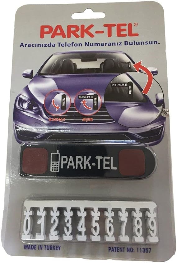 Park Tel - Aracınızda Telefon Numaranız Gözüksün