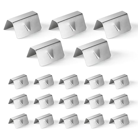 20 Pcs Automotive Wind Deflector Clips Deflector Fitting Clips
