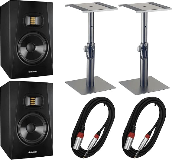 ADAM Audio Adam Audio T7V 7" Studio Monitors with Desktop Stands & Cables