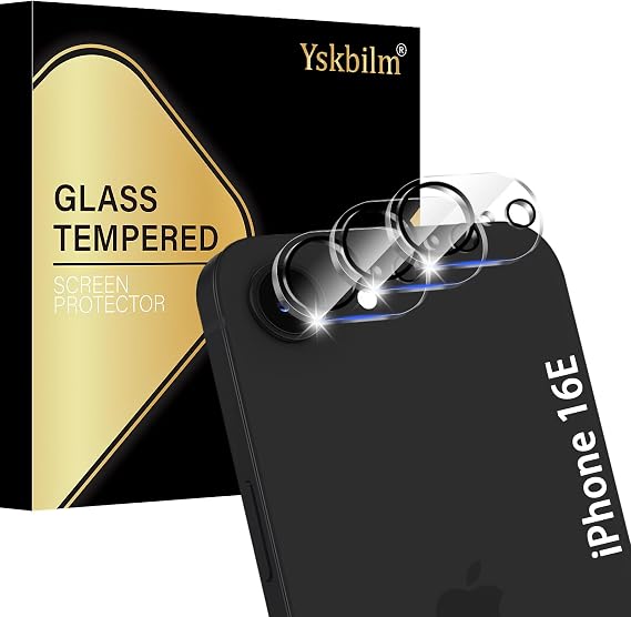 Camera Lens Protector for iPhone 17e/iPhone 16e, 3 Pack
