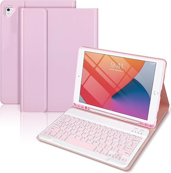 Case with Keyboard 6th Gen 2018/ 5th Gen 2017/iPad Pro 9.7/Air 2/1